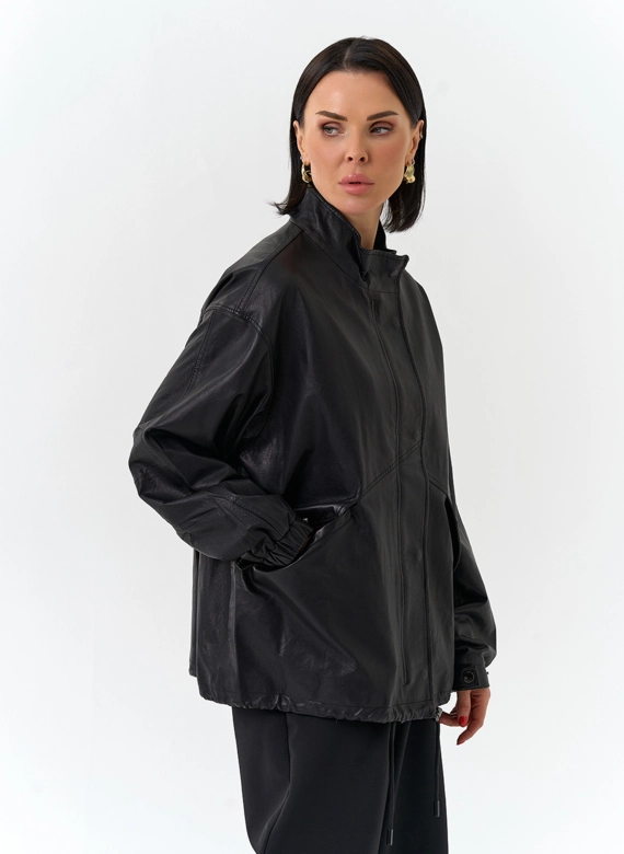 Женская куртка из натуральной кожи 