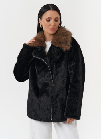 Куртка "косуха" из эко меха