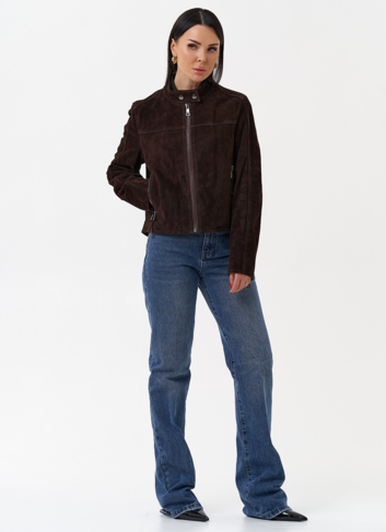 Женская куртка из замши