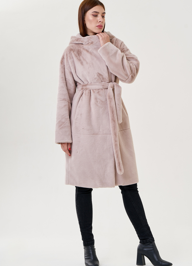 фото Пальто из искусственного меха модель № 23486