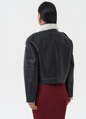 Дубленка из натуральной кожи