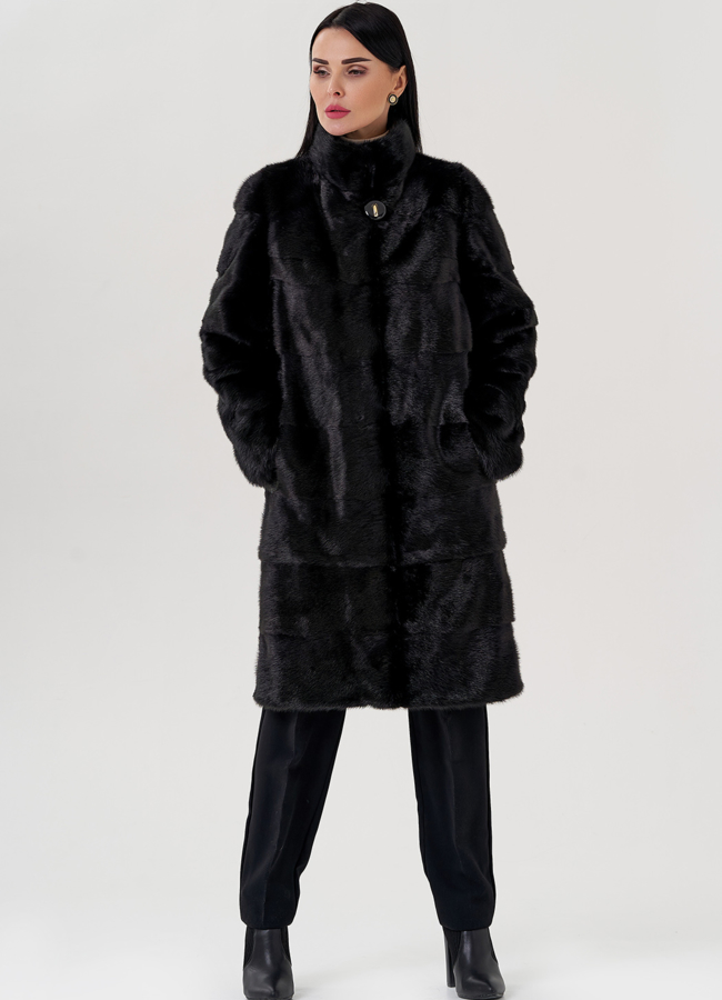 Норковая шуба модель № 24729 универмаг малина