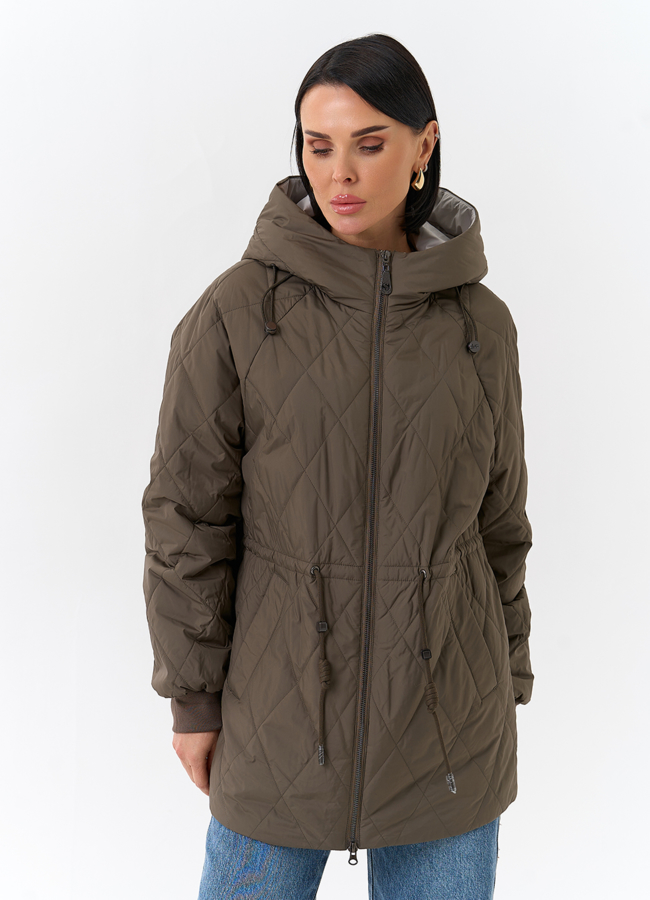 Женская куртка с капюшоном  модель № 32505 в кредит