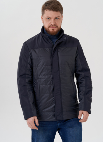 Мужская куртка синего цвета 